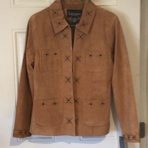 LEATHER/SUEDE FASHIONED JACKET